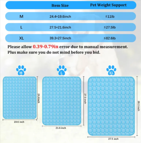 Pet Cooling Mat for Summer